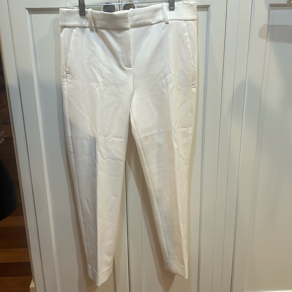 J. Crew 365 Cameron white Slacks pants stretch